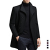 winter New products woolen coat Thickened paragraph Woolen coat Men's Mid length version Windbreaker Super large code men's wear Cotton clip winter New products woolen coat Thickened paragraph Woolen coat Men's Mid length version Windbreaker Super large code men's wear Cotton clip