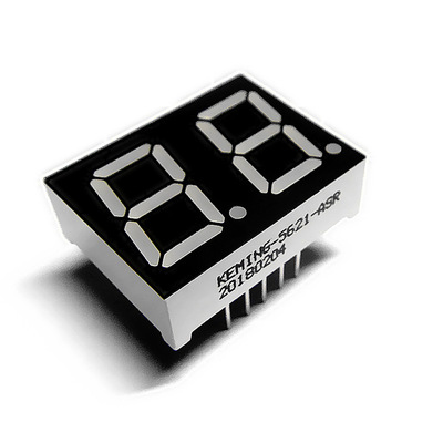 工厂热销led0.56双八2位红光七段数码管数字显示器