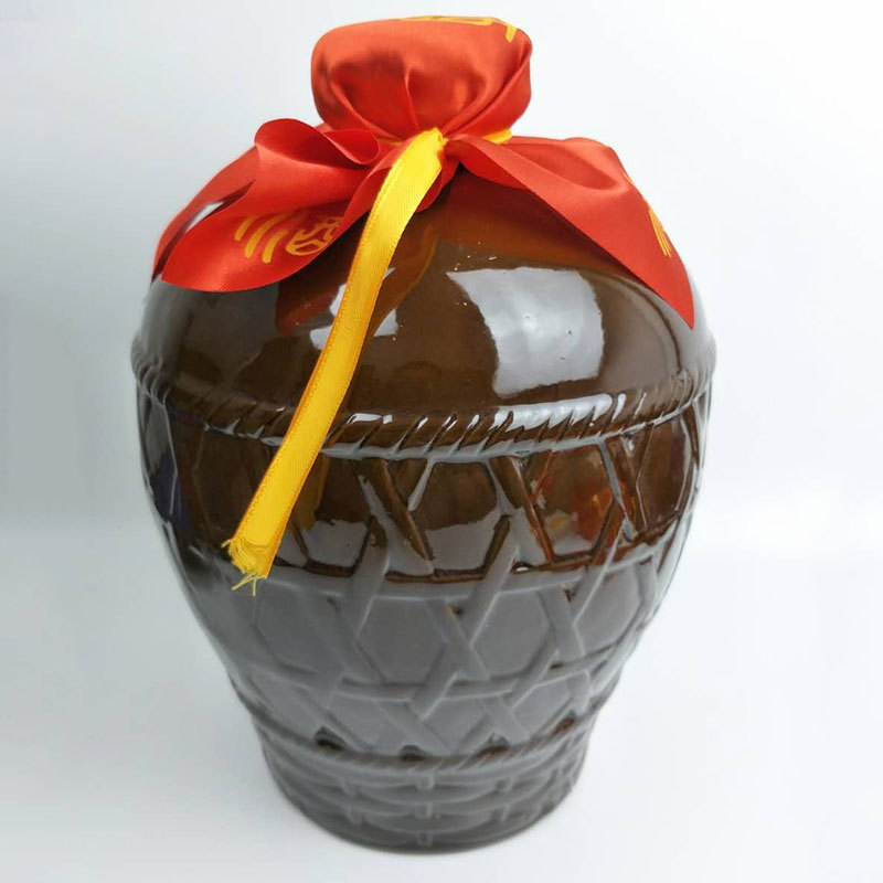 现货批发10斤装仿古陶瓷酒瓶 家用陶瓷白酒坛子宜兴土陶空酒瓶