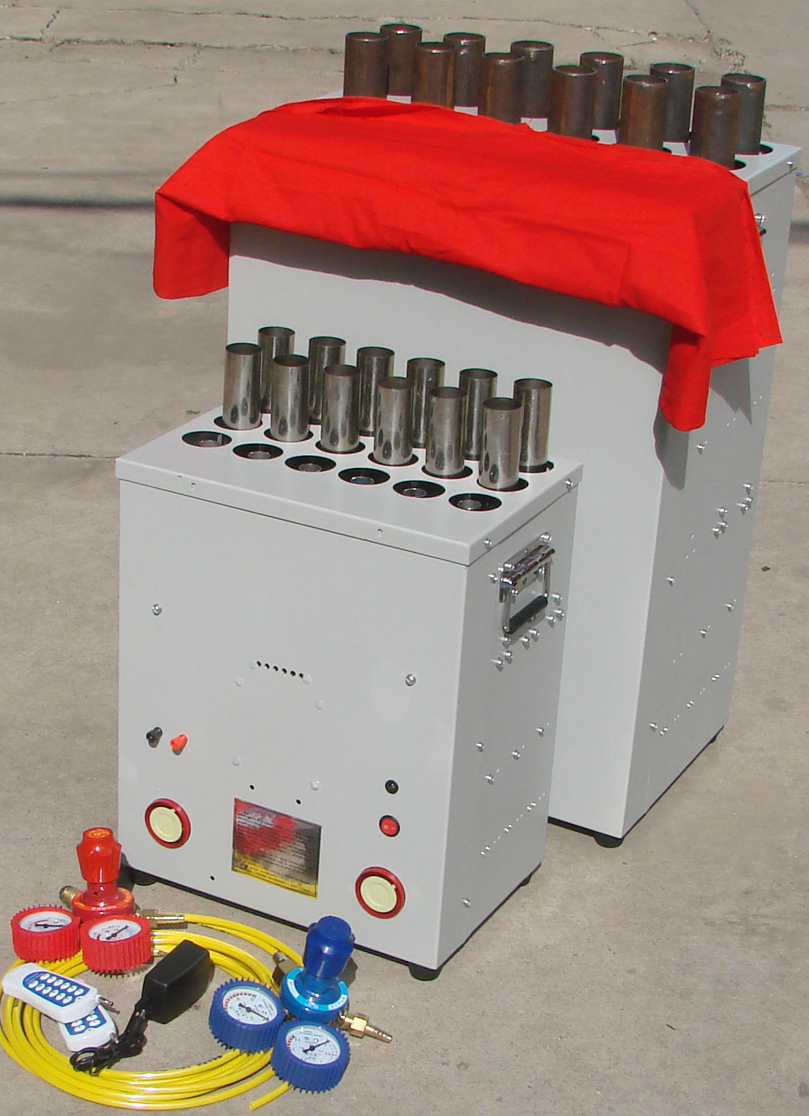 9代18炮管双声效辅助a型开天雷鞭炮机