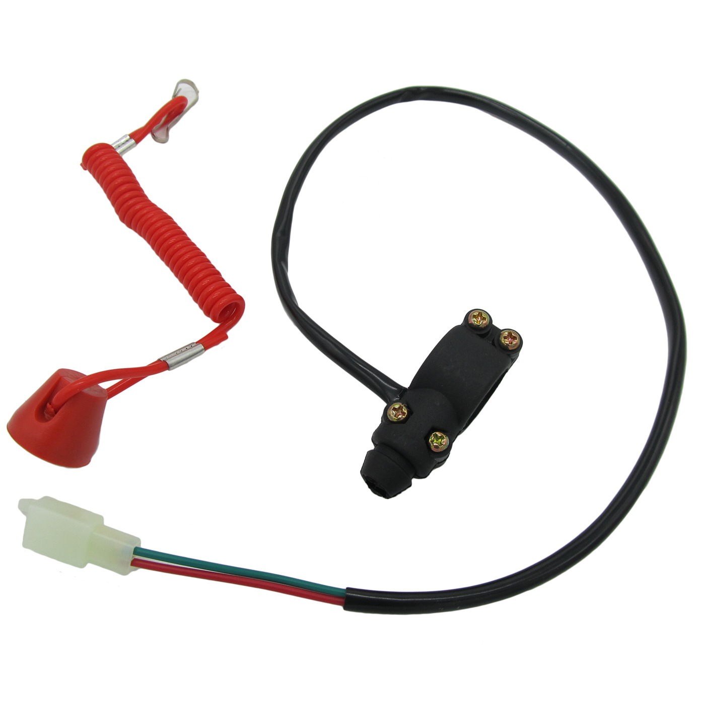 弹簧单熄火开关 批发atv沙滩车 舷外机紧急急停 熄火开关