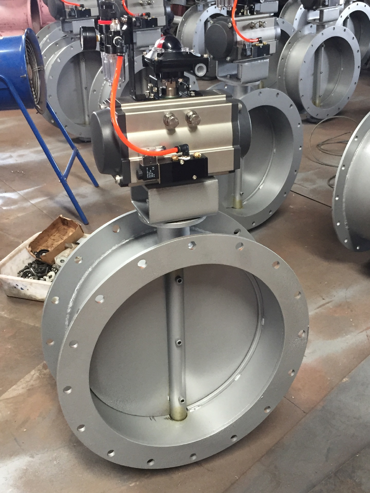 电动通风蝶阀 气动蝶阀 电动百叶阀 卸料阀 h41 16c 可来图按需