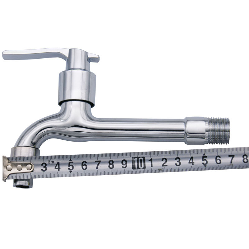 Factory Wholesale Lengthened Washing Machine Water Faucet Mop Pool Faucet Copper Core 17cm Specialty Faucet