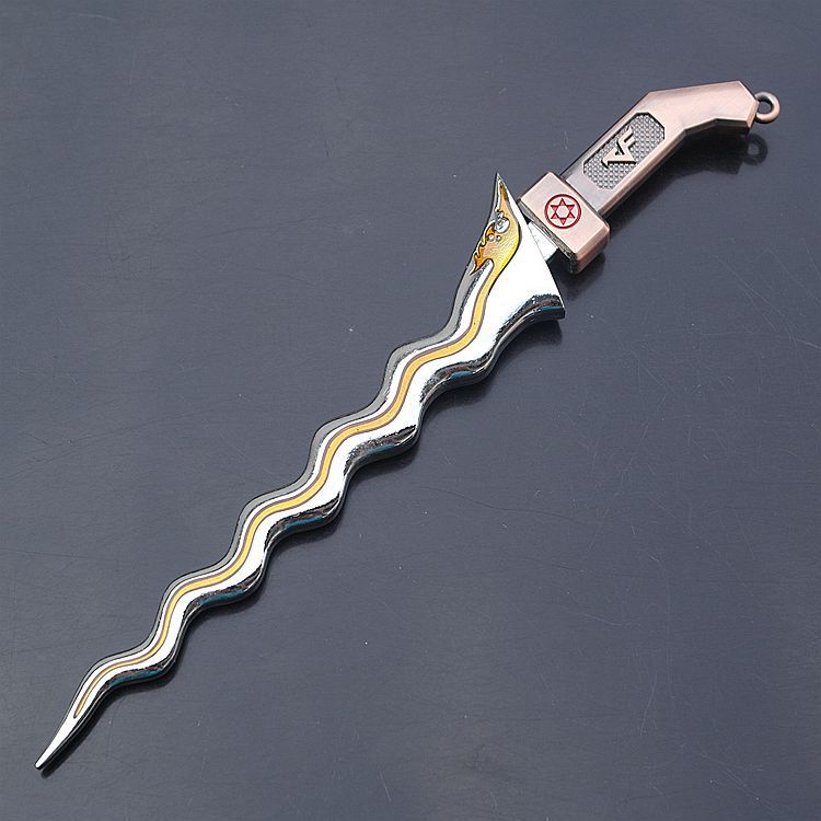 穿越英雄武器周边火线马来剑合金兵器模型道具玩具工艺礼品未开刃