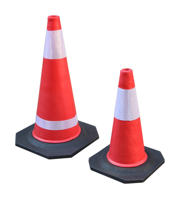 厂家直销eva70cm公分圆路锥 路障路标 锥形路标 雪糕筒 交通设施