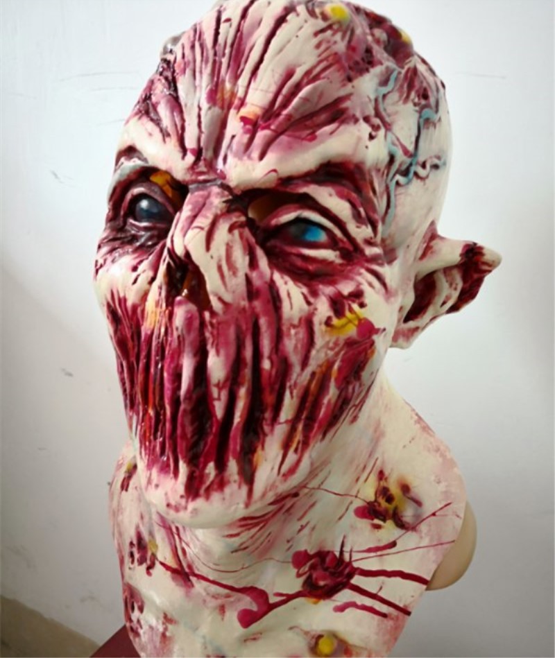 万圣节成人cos乳胶面具恐怖嗜血者头套 影视动漫搞怪整蛊鬼屋道具