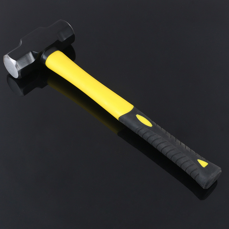 锻造双色包塑柄锤头 八角锤头 手铁榔头