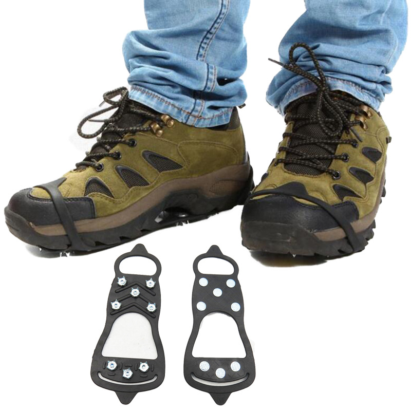 新款户外登山冰鞋 雪地防滑冰鞋 冰爪 4钉6钉8钉12钉各类简易冰爪