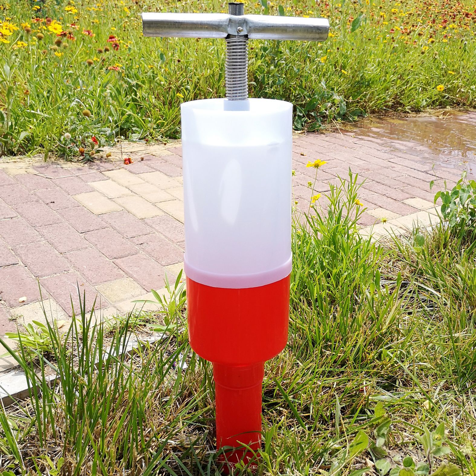 手压式地下施肥器手压追肥器玉米蔬菜农用施肥器手压式深层施肥器