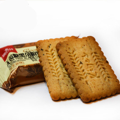 咖吉仕 无蔗糖黑杂粮饼干10斤/件黑芝麻黑米多口味无糖饼干