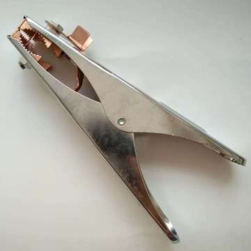 300a/500a镀铬荷兰式接地夹接地钳 电焊机地线夹电焊钳氩弧焊夹-阿里