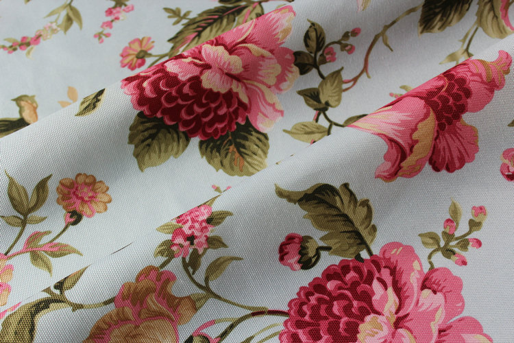 涤棉帆布坯布 印花12安手袋箱包鞋材棉布帆布面料可定制防水面料