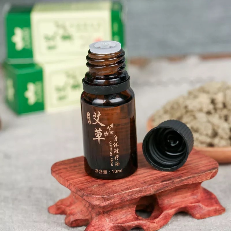 10ml 艾草香薰精油艾叶艾灸油植物香薰艾灸按摩精油