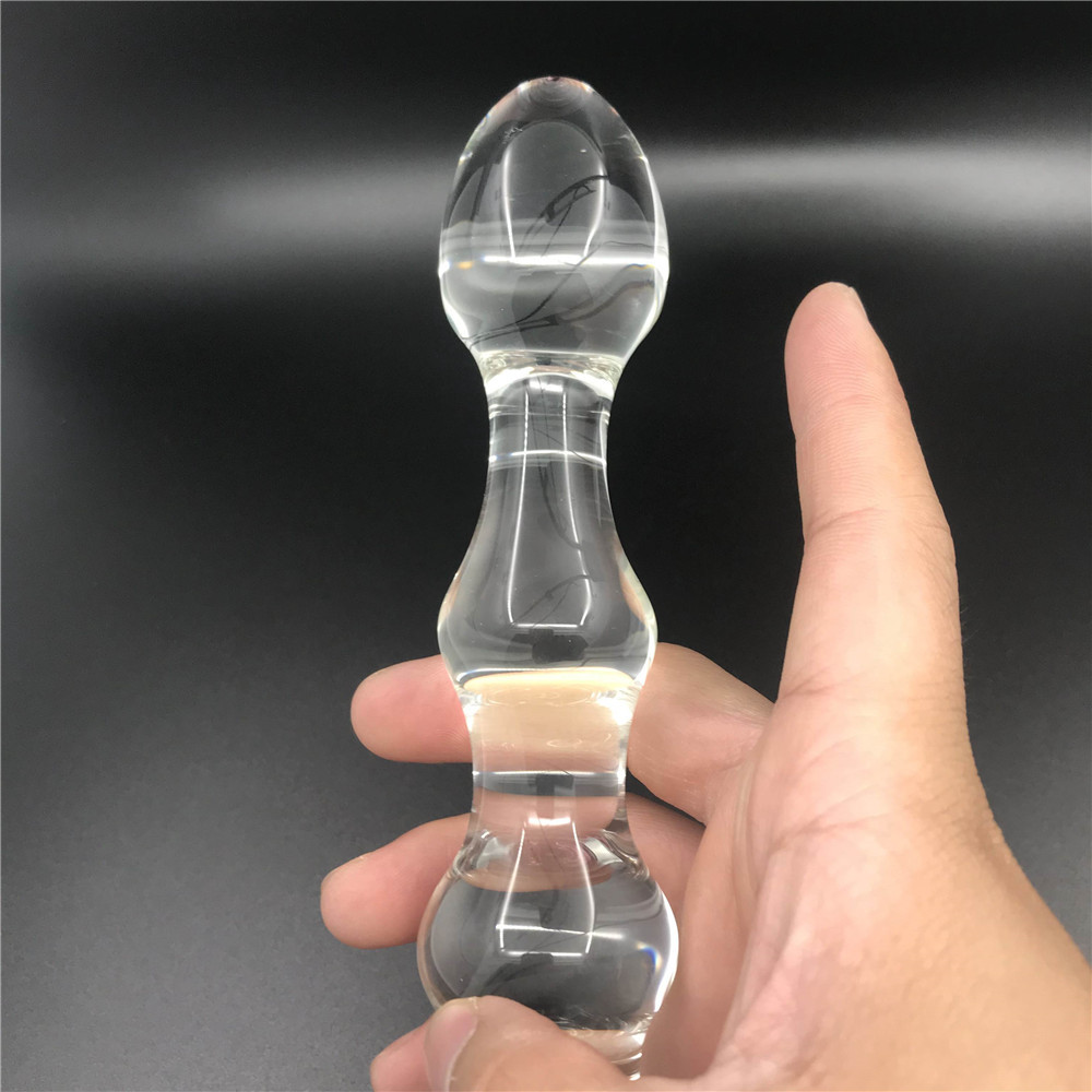 zcz情趣水晶玻璃棒自慰棒后庭塞292