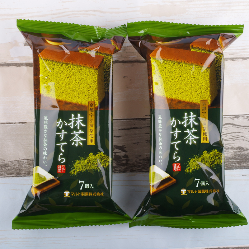 日本丸东长崎宇治抹茶蛋糕 日本进口糕点零食京都宇治抹茶味点心