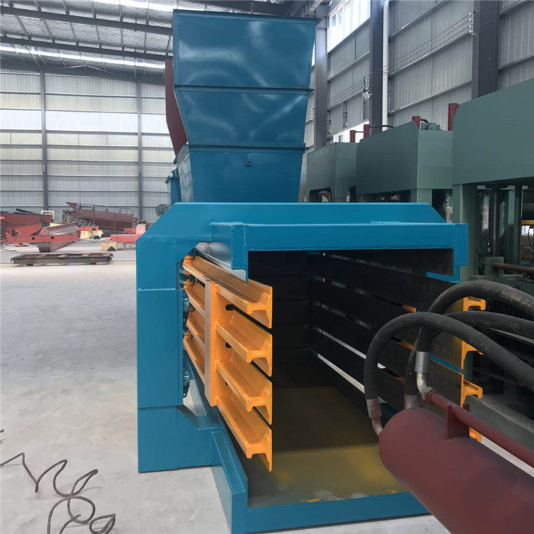 易拉罐刨花金属打包机 牧草废纸打捆机 卧式液压全自动打包机价格