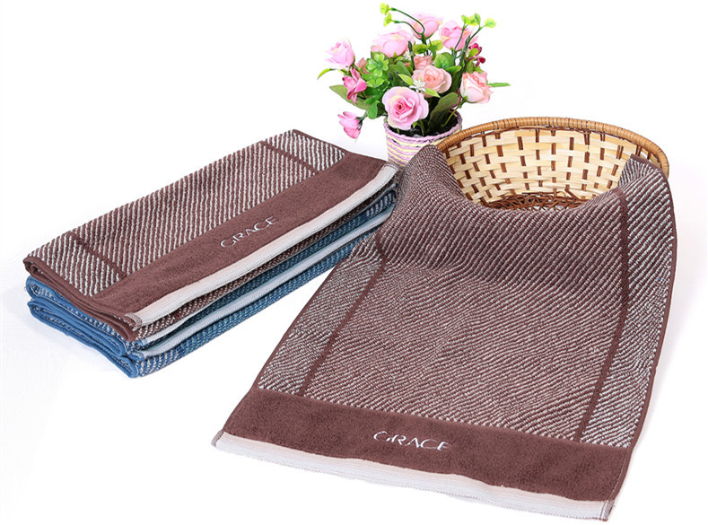 正品洁丽雅纯棉情侣毛巾斜纹洗脸巾加厚柔软9202厂家直销毛巾批发