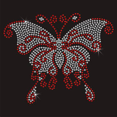 厂家直销烫钻 服装烫图 烫钻图案 烫钻加工 小额批发特价 超亮a钻