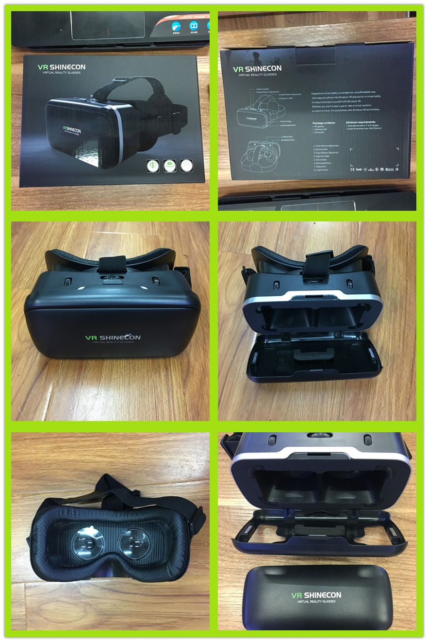 vr shinecon vr眼镜千幻6代魔镜六代g04 3d 手机虚拟现实头盔全景采购