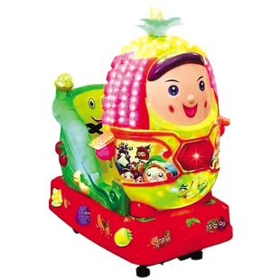 新款摇摆机儿童电动投币摇摇车摇摆机水果菠萝摇摇乐春夏新品