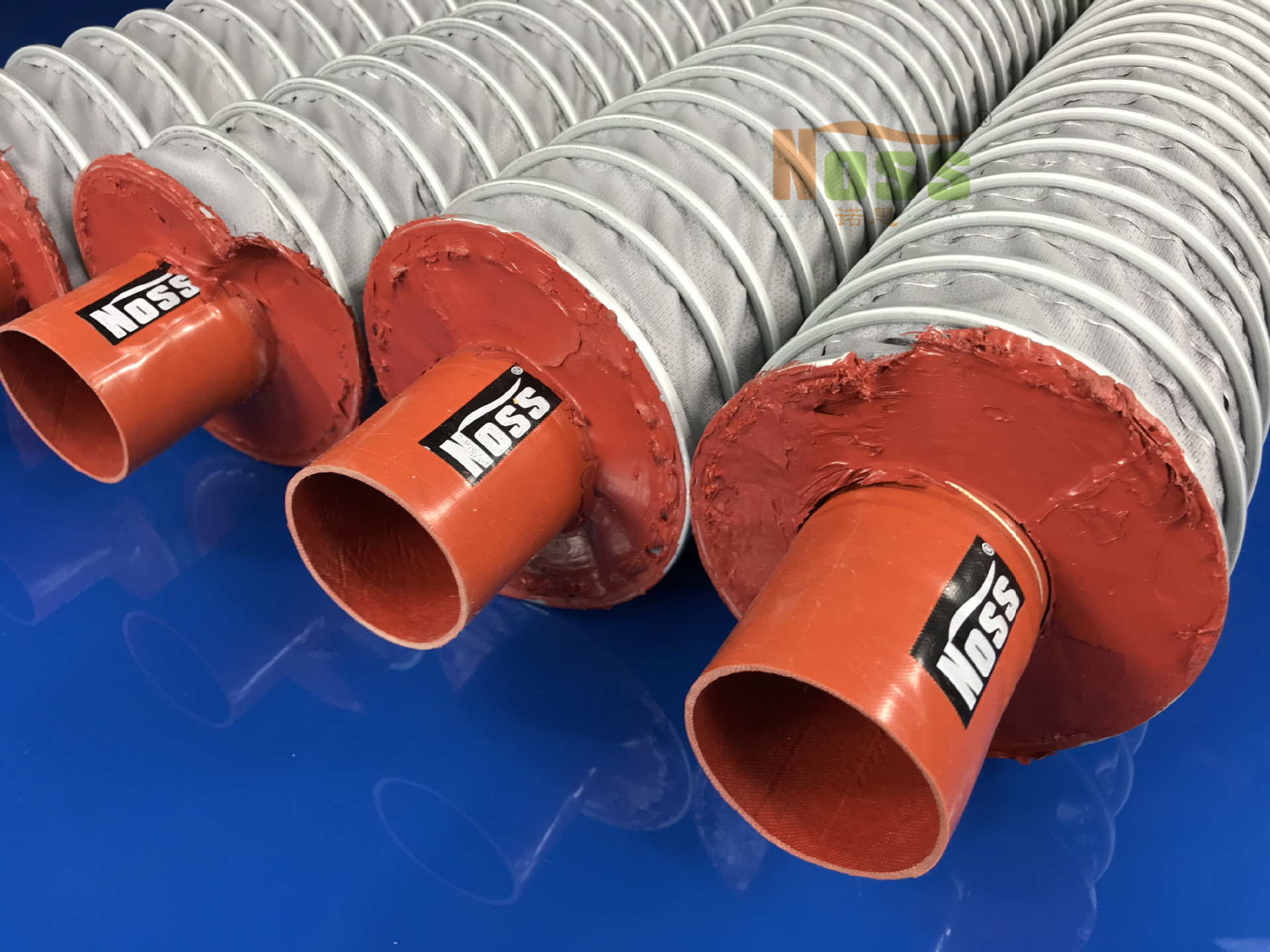 阻燃防火型保温软风管 保温软管软风道 耐火星耐高温耐热通风软管