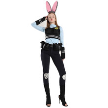 动漫游戏疯狂动物城cos服 朱迪兔子cos拟人服cosplay服装现货代发
