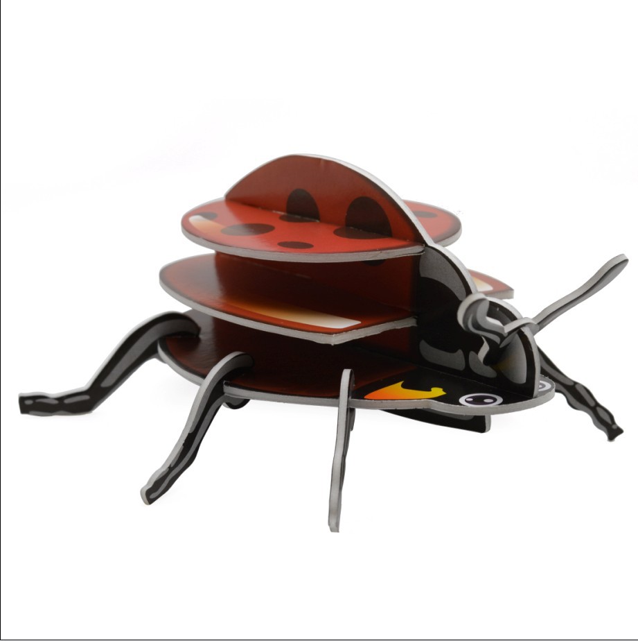 3d昆虫拼模生物虫模科学实验器材科技小制作diy小学生科教玩具