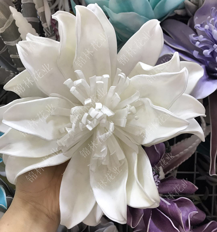 eva仿真花 欧式eva装饰花 泡沫花插花配材 婚庆装饰花