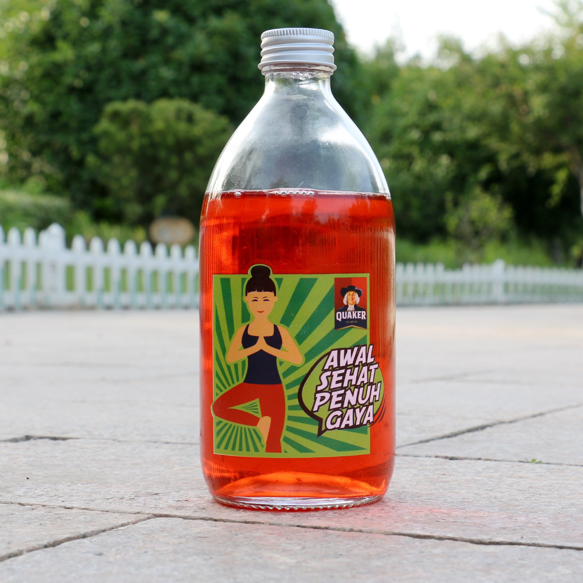 300ml日本进口ins网红饮料瓶果酒瓶铝盖果汁瓶轻断食果蔬汁极简玻