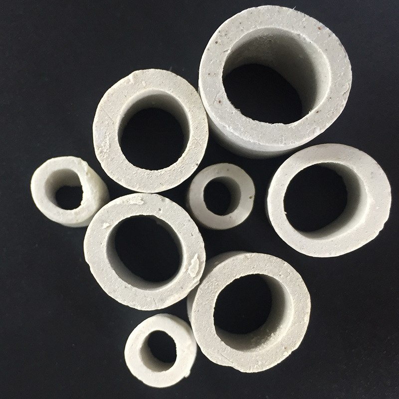 惰性支撑催化剂填料陶瓷拉西环塔实验室填料耐高温耐腐蚀尺寸齐全