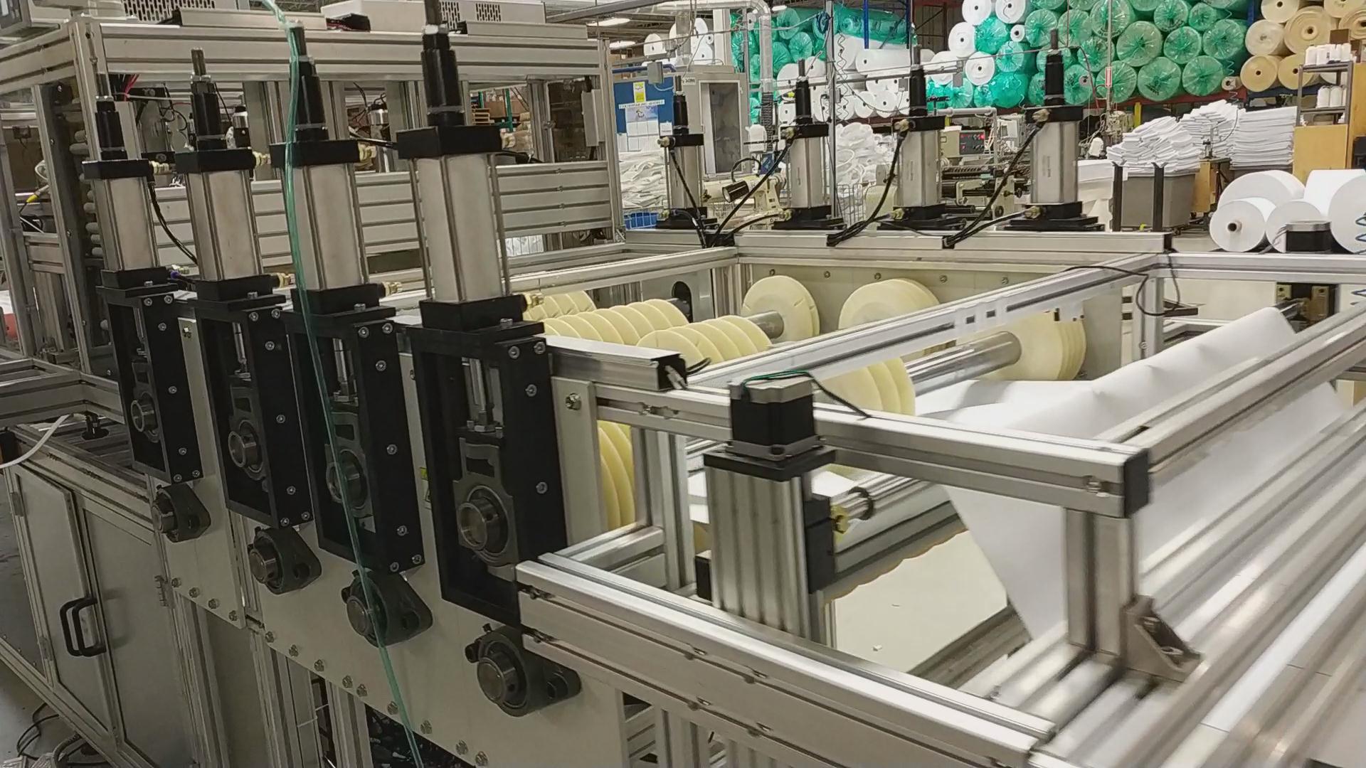 全国直销 除尘滤袋 褶皱生产线