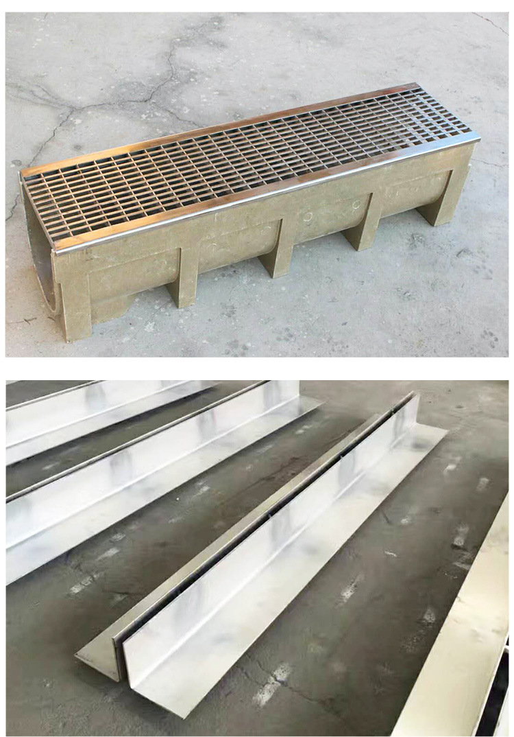 树脂复合混凝土成品雨水沟免浇筑成型雨水沟线性排水沟