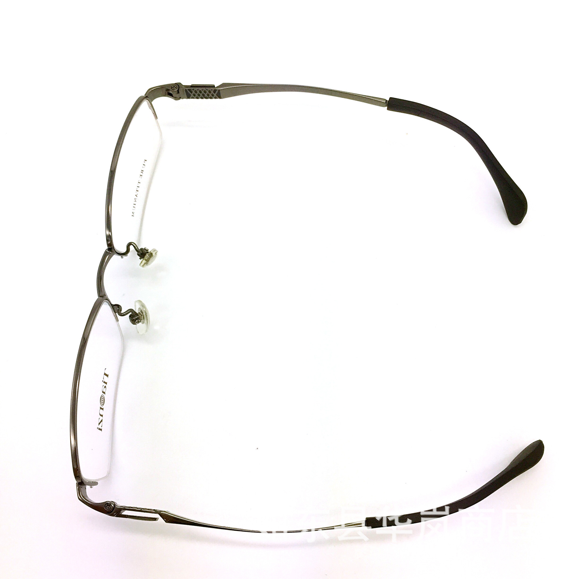 眼镜脚套金属眼镜脚套防滑硅胶眼镜配件细镜腿套 方孔眼镜脚套