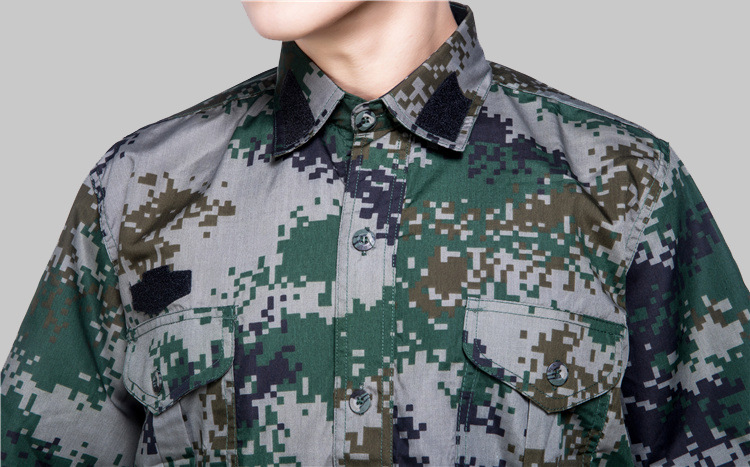 厂家批发07式丛林数码短袖套装学生军训迷彩服 户外夏季迷彩服