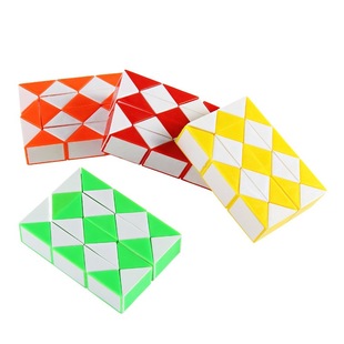 创意解压益智儿童玩具24段百变魔尺折叠魔方变形蛇幼儿园玩具礼品