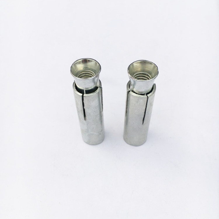 厂家直销内膨胀组合镀锌彩色黄色锥形母内胀管吊顶丝杠膨胀栓配件