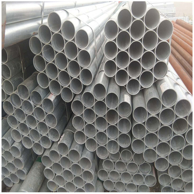 现货供应q235b薄壁热轧镀锌圆钢管 养殖大棚镀锌管 6分大棚管