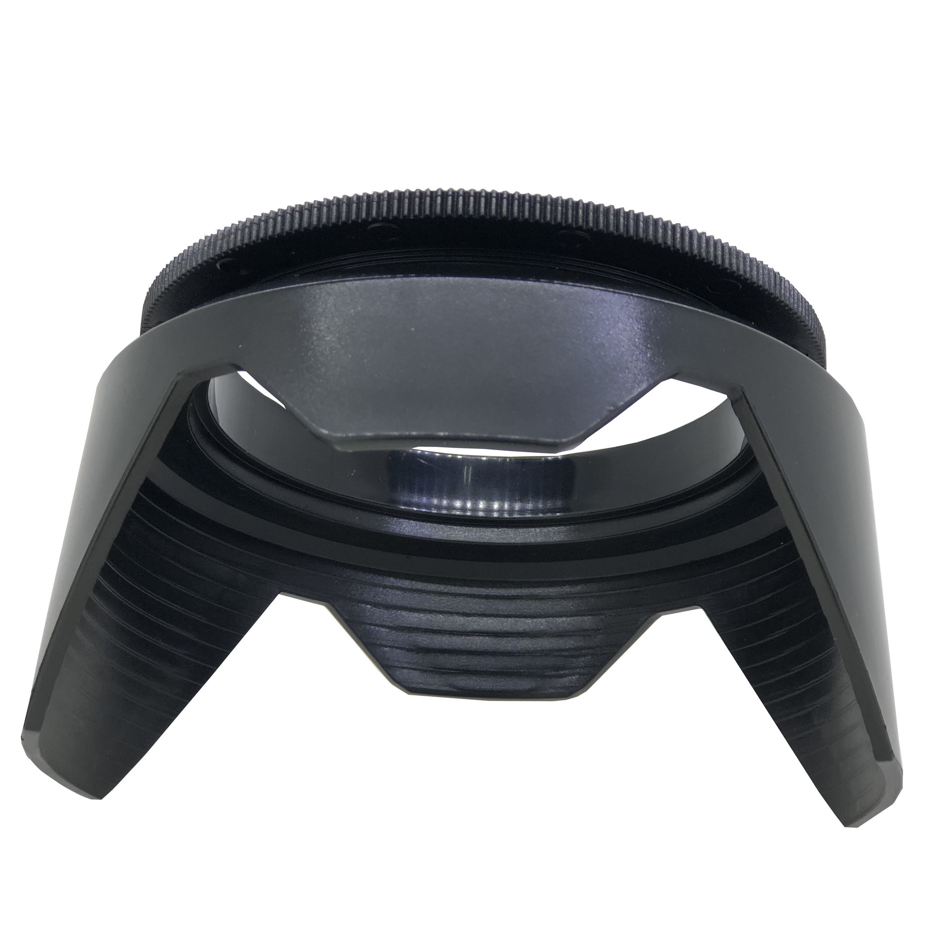 美浓螺口金字遮光罩 单反相机77mm梅花遮光罩 螺丝口莲花罩不可反