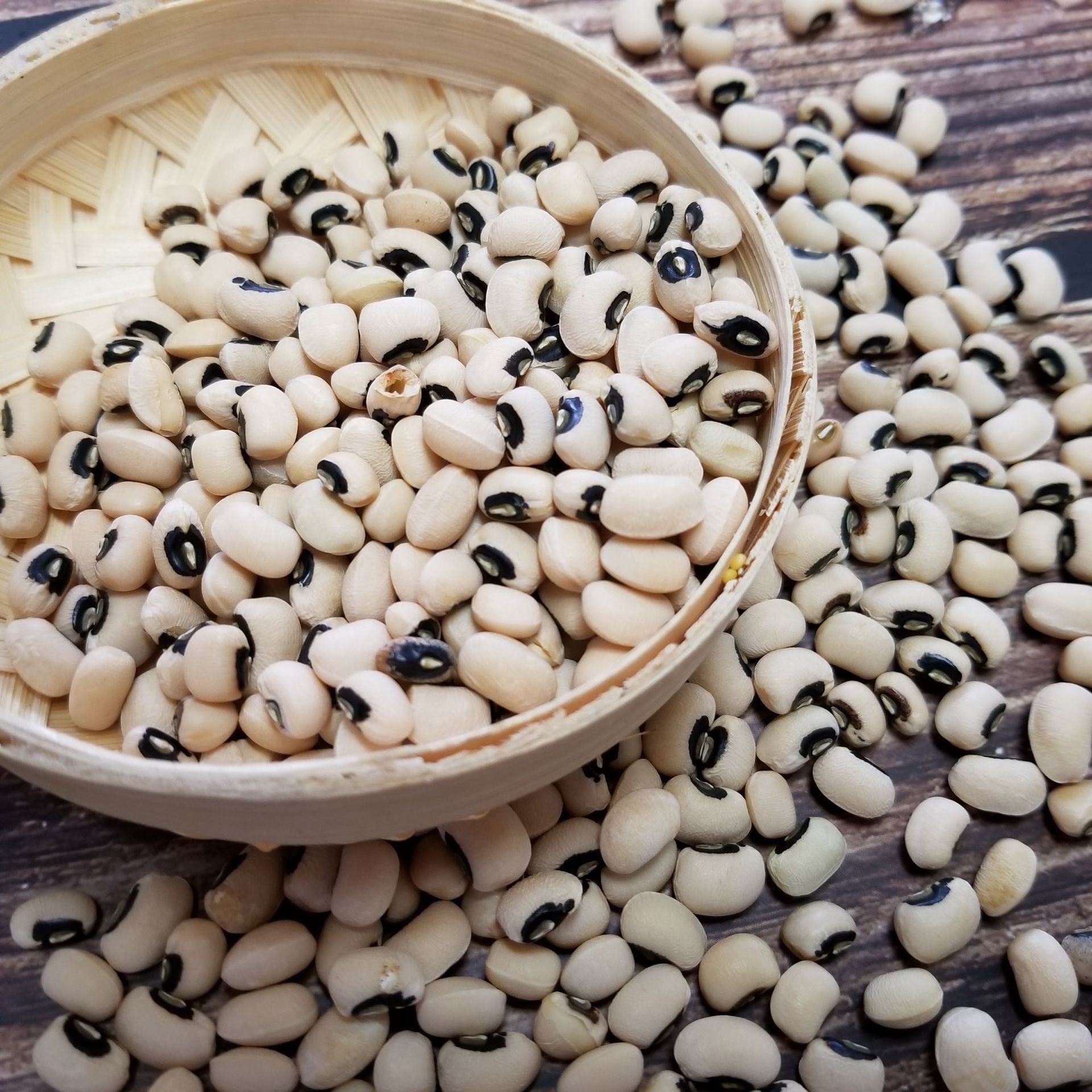 黑嘴白眉豆 白饭豆 白豇豆 五谷杂粮新眉豆 袋装25kg