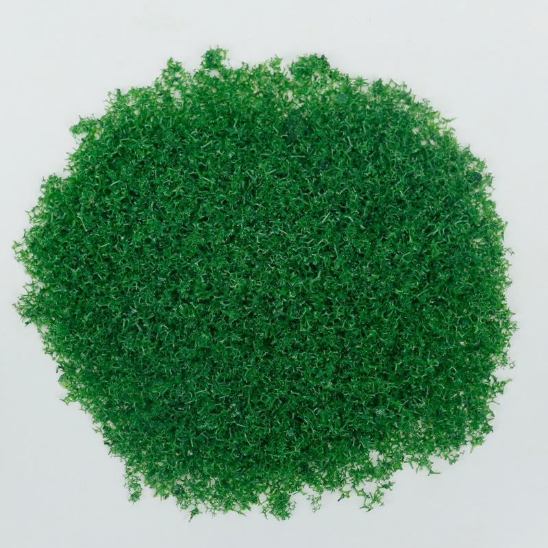 diy手工沙盘建筑模型配景材料仿真中孔高亮树粉沙盘模型制作