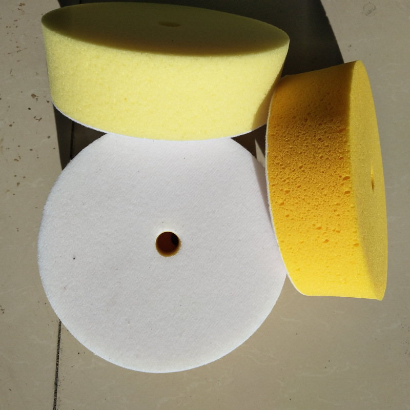 聚酯打磨盘圆形抛光海绵陶瓷坯清洁海绵耐磨不掉渣吸水瓷器厂海绵