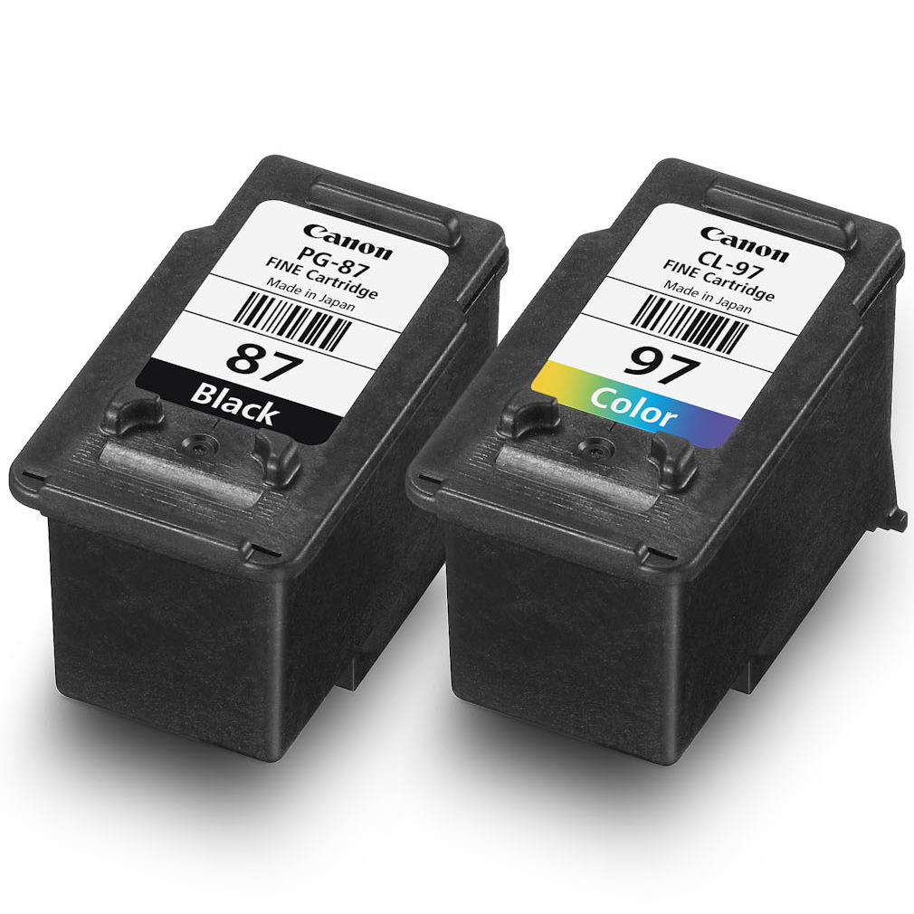 原装佳能87墨盒 pixma e568一体机打印机 pg-87黑色 cl-97彩色