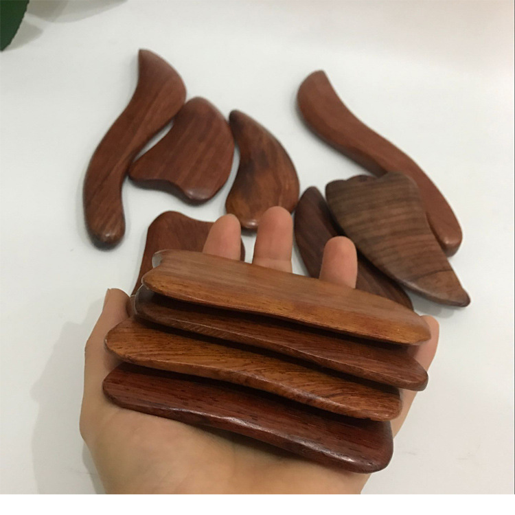 按摩刮痧片红木工艺品木质按摩刮痧板木质按摩器