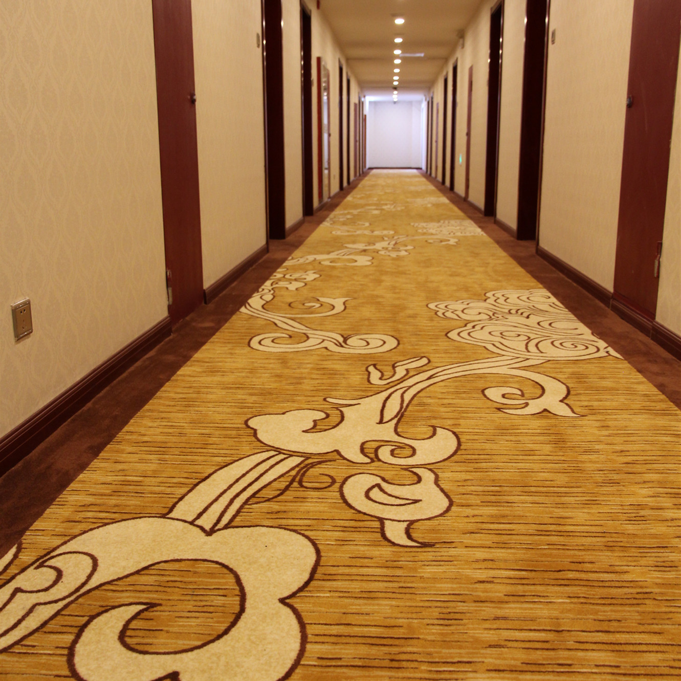 无锡酒店地毯高清印花尼龙地毯阻燃地毯图形花型logo均可设计生产