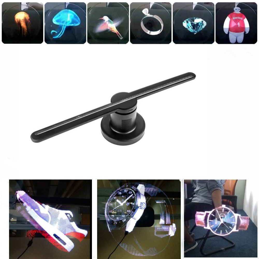 3d全息投影 3d风扇广告机 全息广告机空气成像裸眼3d展示工厂直销