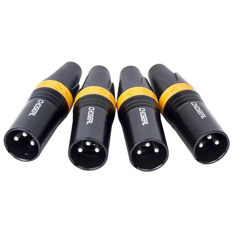 choseal/秋叶原 qd2003b 三芯卡农焊接头 话筒麦克风功放卡侬公头