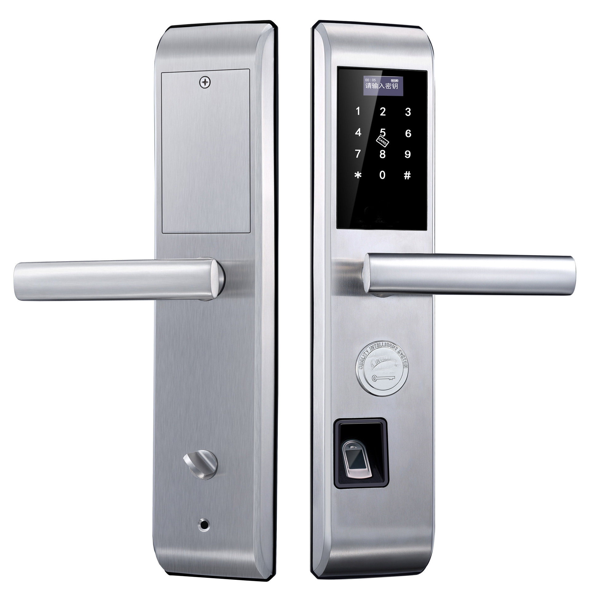 热销全自动智能门禁锁蓝牙门禁锁刷卡指纹进出门禁锁万乐通-阿里巴巴