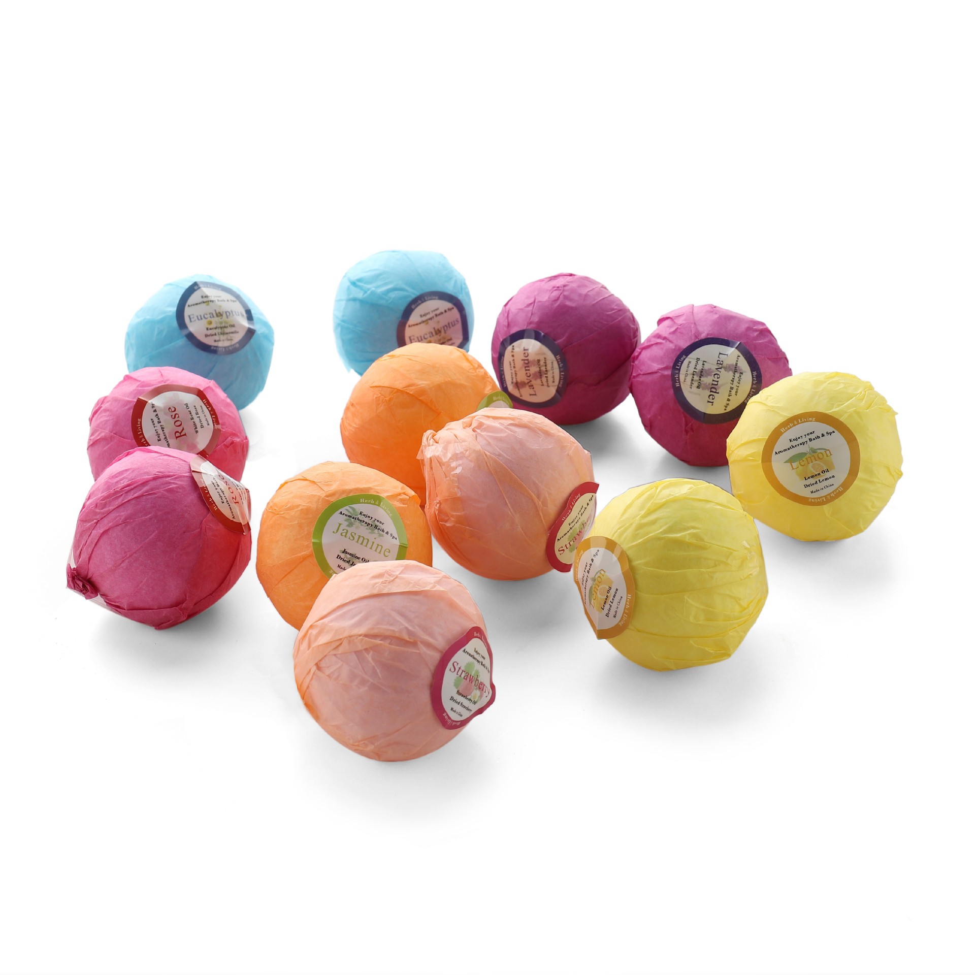 joyous80g12个套装气泡弹泡澡球精油泡泡浴保湿气泡弹亚马逊货源-阿里