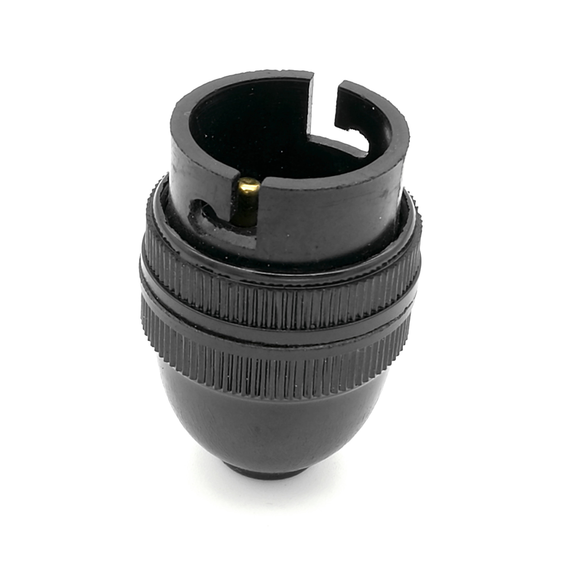 胶木灯座灯头复古黑色吊灯头b22卡口圣诞彩灯节日装饰se-200(3a)