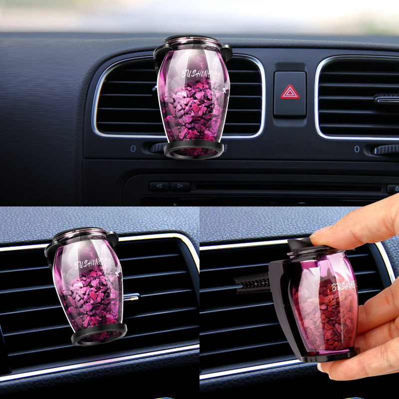 New Auto Perfume Bring out Vent Clip Zeolite Car Aroma Fragrance Car Long-Lasting Light Perfume Creative Zeolite